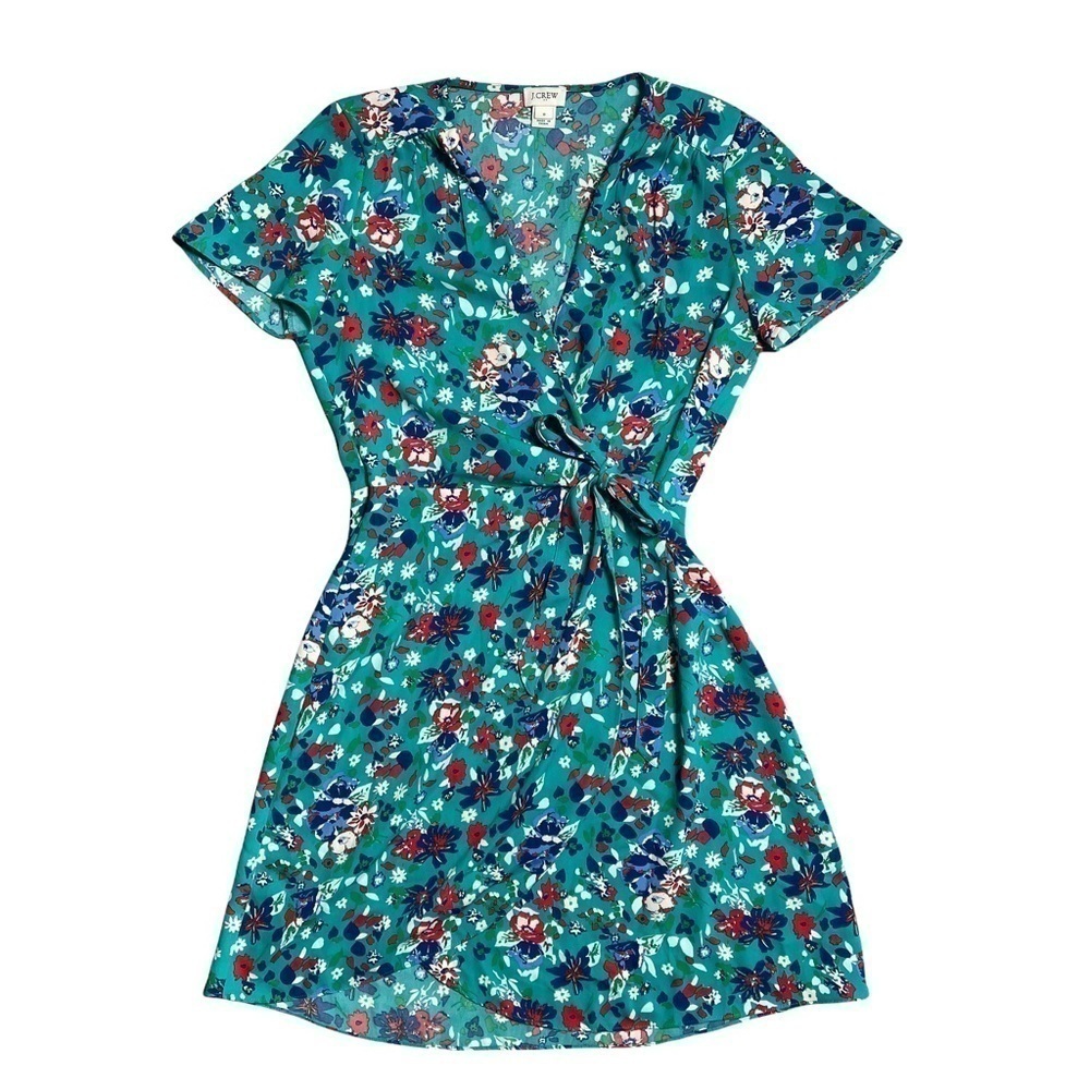 J. Crew Wrap Mini Dress 0